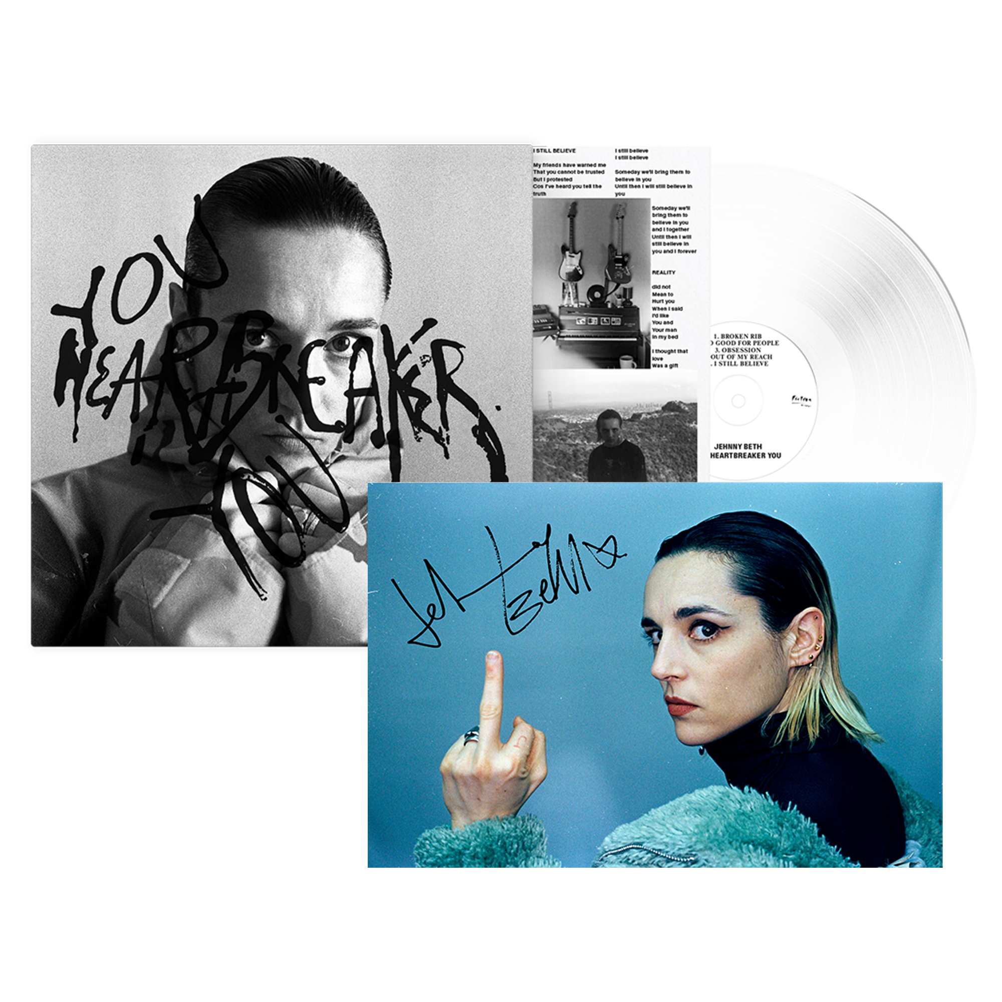You Heartbreaker, You: Limited White Vinyl LP + Signed Art Card